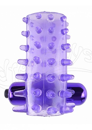 Vibrating Super Sleeve - Purple