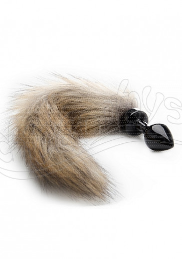 Fox Tail Buttplug - Black 