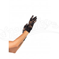 Stretch Lace Wrist Length Gloves OS