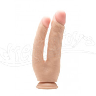 Realistic Double Cock - 10 Inch - Skin