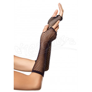 Triangle Net Fingerless Gloves OS