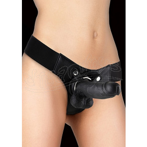 Realistic - 8 Inch - Strap-On - Black