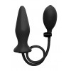 Inflatable Silicone Plug - Black
